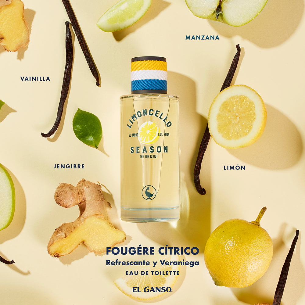 EL GANSO Limoncello Season Eau de Toilette - Perfume Hombre Fougère Cítrico Limón